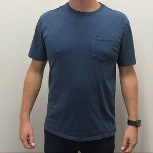 Southern Tide Blue Pocket Navy Blue T-shirt